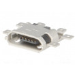 Zásuvka USB B micro na PCB SMT PIN:5 vodorovné V: USB 2.0