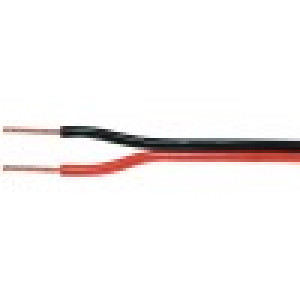 Repro kabel červený/černý 2x 0.50 mm² metráž