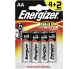 Baterie Energizer Max Powerseal balení 6 kusů AA LR6