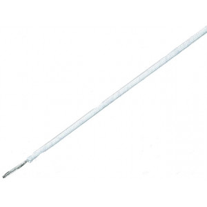 Kabel SiF/GL licna Cu 1mm2 silikon bílá -60÷180°C 300/500V