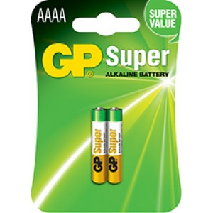 Baterie: alkalická 1,5V AAAA Počet čl:2