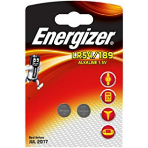 Baterie: alkalická 1,5V LR54 Počet čl:2 Ø11,6x3mm 80mAh