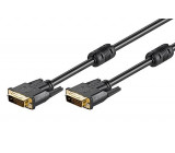 Kabel DVI-D (24+1) vidlice, z obou stran 2m barva černá