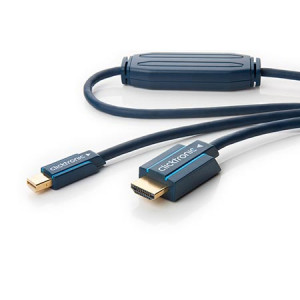 Kabel mini DisplayPort vidlice, HDMI vidlice 2m modrá