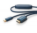 Kabel mini DisplayPort vidlice, HDMI vidlice 5m modrá