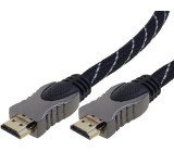 Kabel HDMI 1.4 HDMI vidlice z obou stran 3m šedo-černá