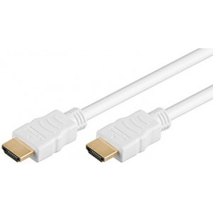 Kabel HDMI 1.4 HDMI vidlice z obou stran 1m bilá