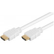 Kabel HDMI 1.4 HDMI vidlice z obou stran 3m bilá