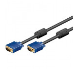 Kabel D-Sub 15pin HD vidlice, z obou stran 1,8m Barva: černá