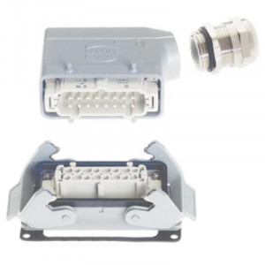 Konektor: HDC vidlice + zásuvka Han Kit PIN: 16 16+PE úhlový