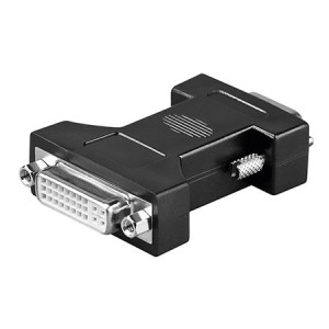 Adaptér D-Sub 15pin HD vidlice, DVI-I (24+5) zásuvka