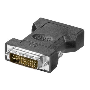 Adaptér D-Sub 15pin HD zásuvka, DVI-I (24+5) vidlice