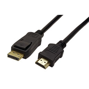Kabel Display Port 1.1 Display Port vidlice - HDMI vidlice 2m