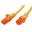 Patch cord U/UTP 6 lanko CCA PVC žlutá 2m 24AWG