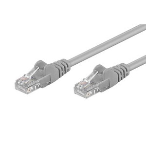 Patch cord U/UTP 5e lanko CCA PVC šedá 25m 28AWG