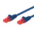 Patch cord U/UTP 6 lanko CCA PVC modrá 15m 24AWG