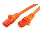 Patch cord U/UTP 6 lanko CCA PVC oranžová 5m 24AWG