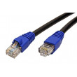 Patch cord U/UTP 6 CCA PE černá 15m 24AWG Použití: externí