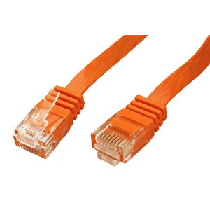 Patch cord U/UTP 6 lanko Cu PVC oranžová 1,5m 32AWG