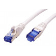 Patch cord S/FTP 6a lanko Cu LSZH bílá 2m 27AWG