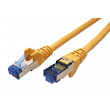 Patch cord S/FTP 6a lanko Cu LSZH žlutá 2m 27AWG