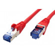 Patch cord S/FTP 6a lanko Cu LSZH červená 3m 27AWG