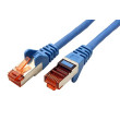 Patch cord S/FTP 6 lanko Cu LSZH modrá 25m 28AWG