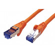 Patch cord S/FTP 6a lanko Cu LSZH oranžová 2m 27AWG