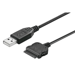 Kabel USB A vidlice, vidlice Apple Dock 1,5m černá