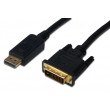 Kabel Display Port 1.2,dual link 2m černá