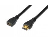 Kabel HDMI 1.4 HDMI zásuvka HDMI vidlice 5m černá