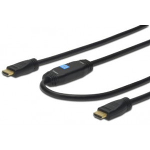 Kabel HDMI 1.4,se zesilovačem HDMI vidlice, z obou stran 15m