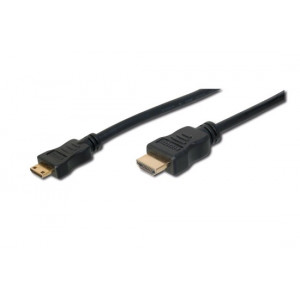 Kabel HDMI 1.3 HDMI mini vidlice - HDMI vidlice 2m černá