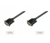 Kabel dual link DVI-D (24+1) zásuvka, DVI-D (24+1) vidlice 1m