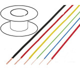 Kabel FLRY licna CU 1mm2 PVC červená 60V