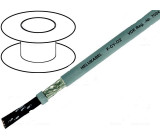 Kabel 3x0,5mm2 stíněný PVC šedá 300/500V F-CY-OZ