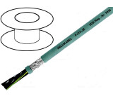 Kabel 5G0,75mm2 stíněný PVC šedá 300/500V F-CY-JZ