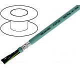 Kabel 16G0,5mm2 stíněný PVC šedá 300/500V F-CY-JZ