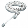 Kabel telefonní kroucený s propletením 2m slonovina