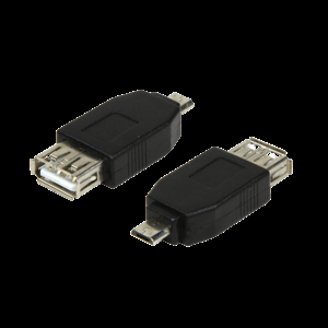 Adaptér USB 2.0 USB A zásuvka, USB B micro vidlice