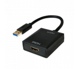 Adaptér USB 2.0,USB 3.0 HDMI zásuvka, USB A vidlice