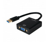 Adaptér USB 2.0,USB 3.0 D-Sub 15pin HD zásuvka, USB A vidlice