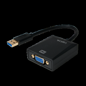 Adaptér USB 2.0,USB 3.0 D-Sub 15pin HD zásuvka, USB A vidlice