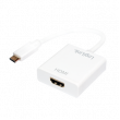 Adaptér HDCP 1.3,HDMI 1.4,USB 3.1 HDMI zásuvka, USB C vidlice