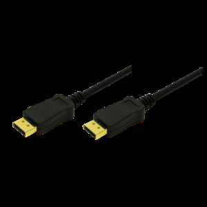 Kabel DisplayPort vidlice, z obou stran 1m černá