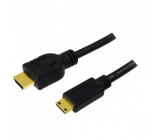 Kabel HDMI 1.4 HDMI mini vidlice, HDMI vidlice 2m černá