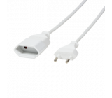 Prodlužovací síťový kabel Zásuvky: 1 bílá 1m
