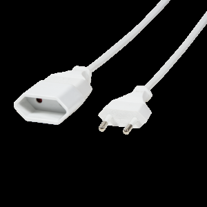 Prodlužovací síťový kabel Zásuvky: 1 bílá 2m