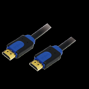Kabel HDMI 1.4 HDMI vidlice, z obou stran 1m černá, modrá