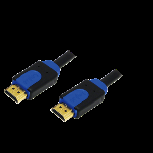 Kabel HDMI 1.4 HDMI vidlice, z obou stran 2m černá, modrá